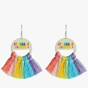 Teacher Earrings Back to School Teacher Earrings 
6th grade